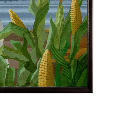 Mercana - Illinois Go USA SM by Mercana Studio a Hand Embellished Decograph Framed Art Print - 15115 view 3