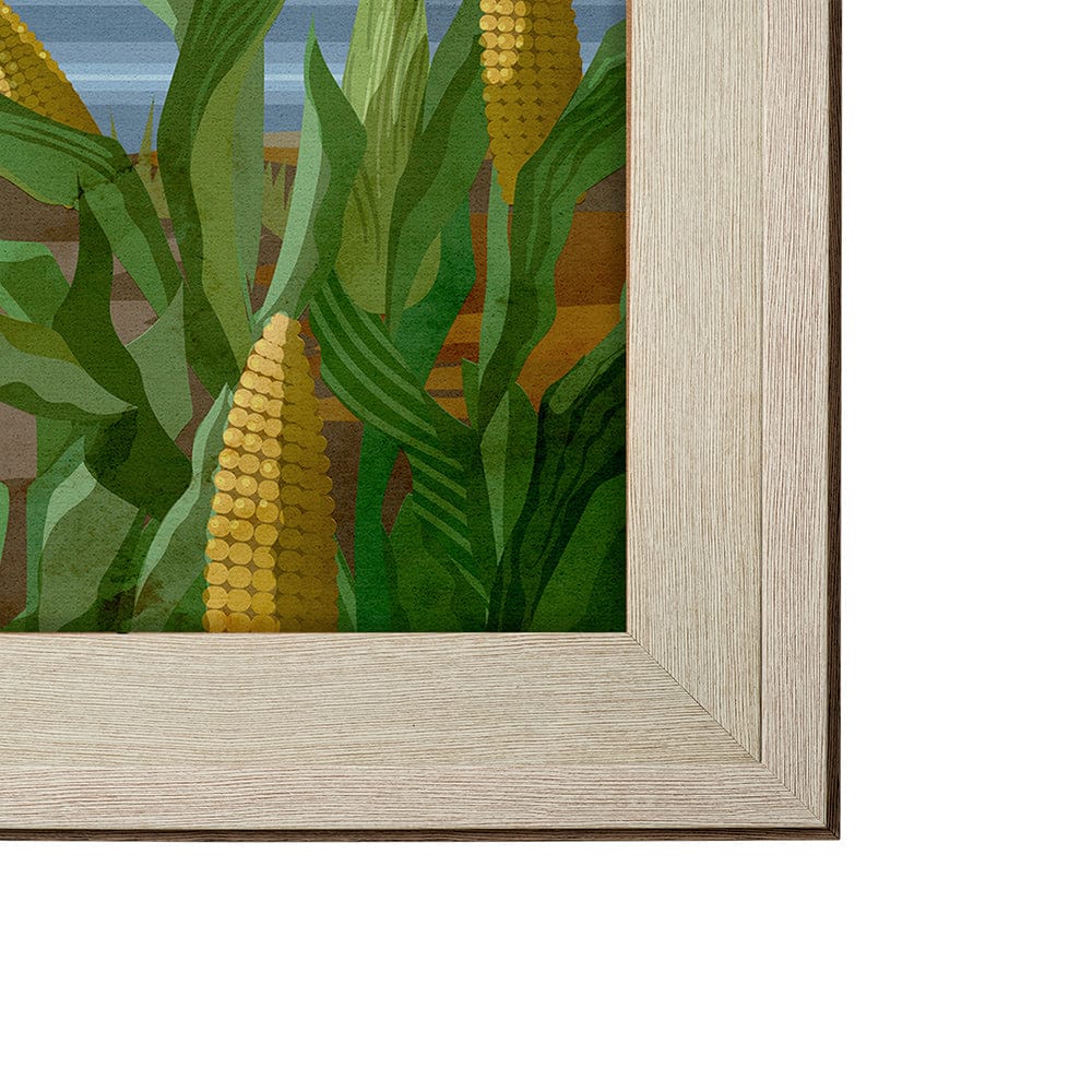 Mercana - Illinois Go USA XL by Mercana Studio a Hand Embellished Decograph Framed Art Print under Glass - 15117 view 3