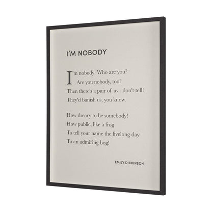 Mercana - I'm Nobody by Mercana Studio a Hand Embellished Framed Art Print Matted under Glass - 15549 view 2