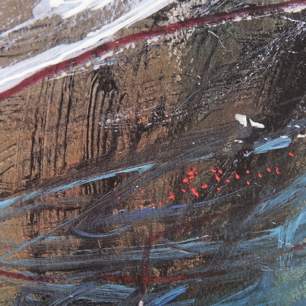Mercana - In The Middle I by Natasha Barnes a Hand Embellished Textured Framed Art Print Matted under Glass - 12694 view 6