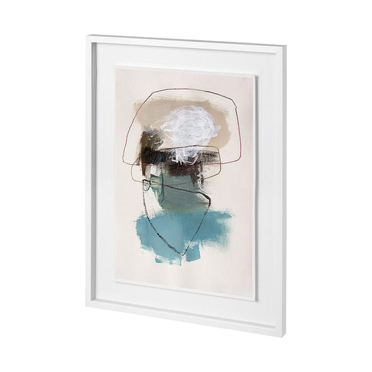 Mercana - In The Middle II by Natasha Barnes a Hand Embellished Textured Framed Art Print Matted under Glass - 12695 view 1