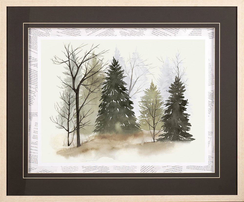 Mercana - In the Mist II by Grace Popp a Framed Art Print Matted under Glass - 10454 view 2