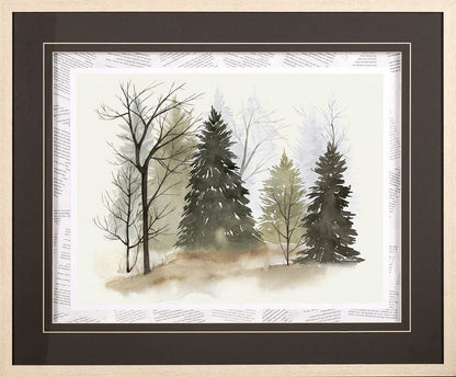 Mercana - In the Mist II by Grace Popp a Framed Art Print Matted under Glass - 10454 view 2
