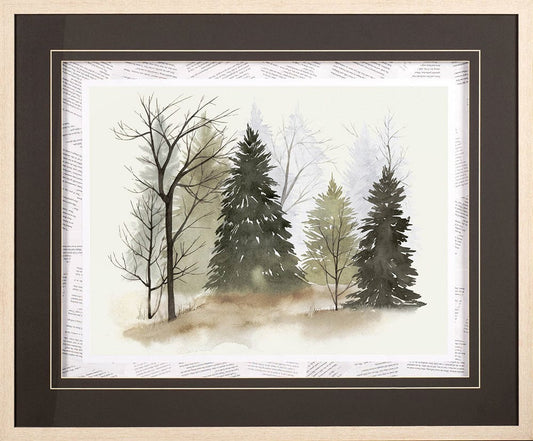 Mercana - In the Mist II by Grace Popp a Framed Art Print Matted under Glass - 10454 view 2