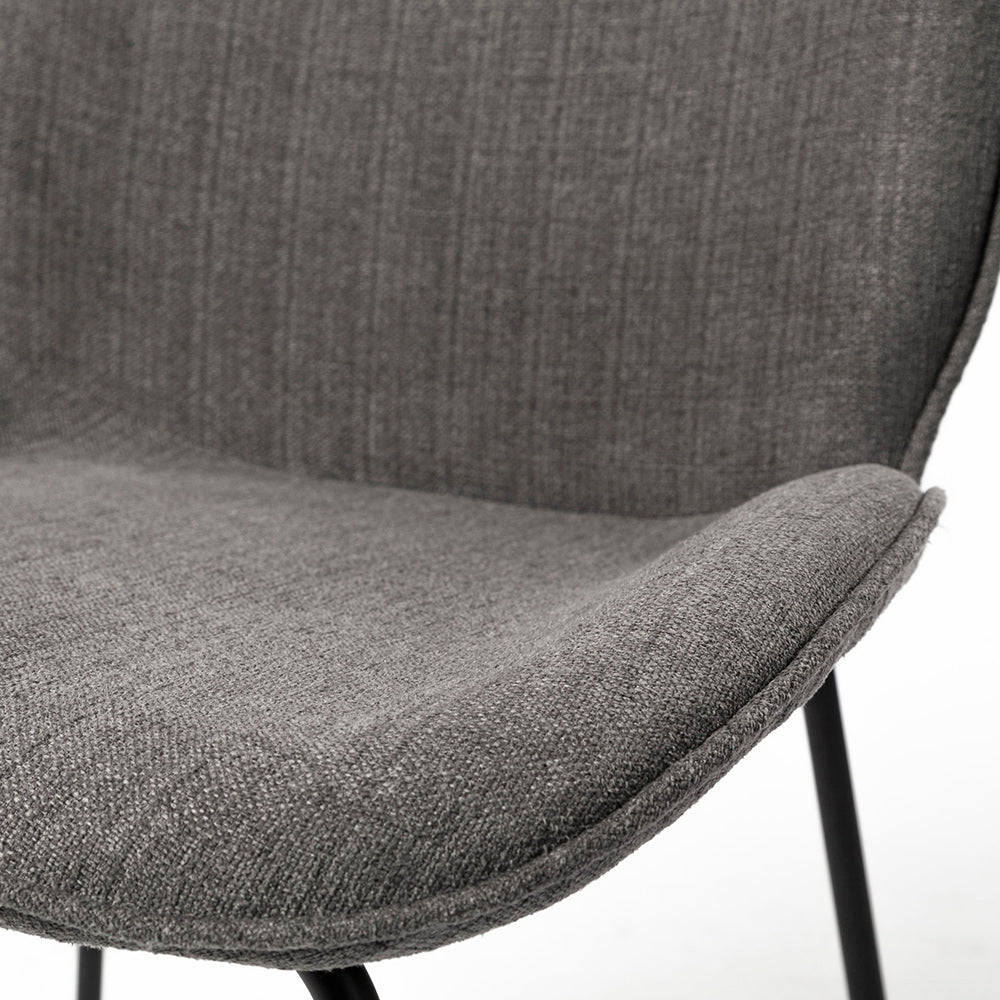 Mercana - Inala Grey Seat Metal Frame Dining Chair (Set of 2) - 69305_CLOSEOUT view 6