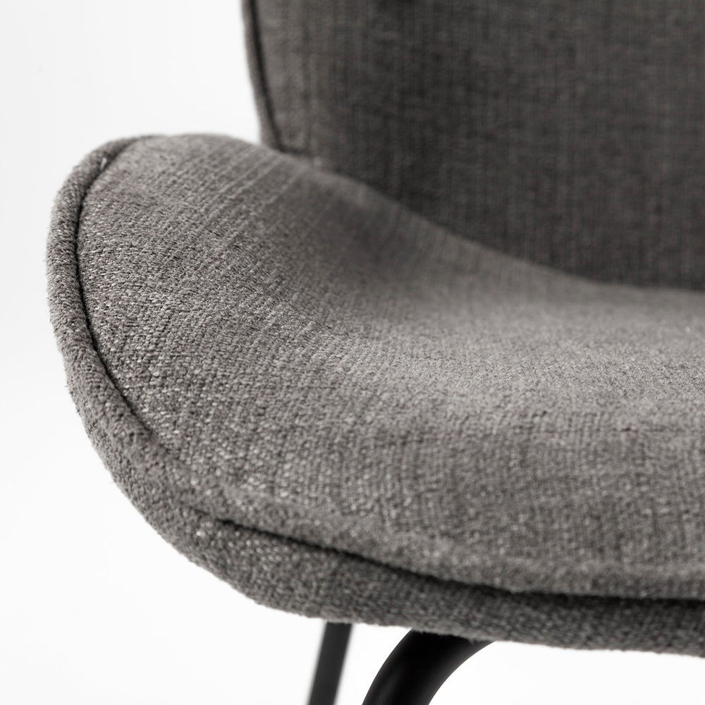 Mercana - Inala Grey Seat Metal Frame Dining Chair (Set of 2) - 69305_CLOSEOUT view 7