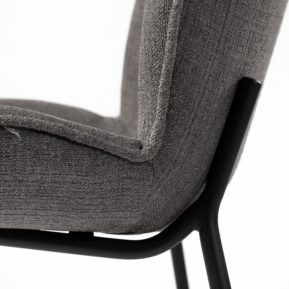 Mercana - Inala Grey Seat Metal Frame Dining Chair (Set of 2) - 69305_CLOSEOUT view 9