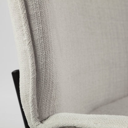 Mercana - Inala White Fabric Seat Black Metal Frame Dining Chair (Set of 2) - 69284 view 8