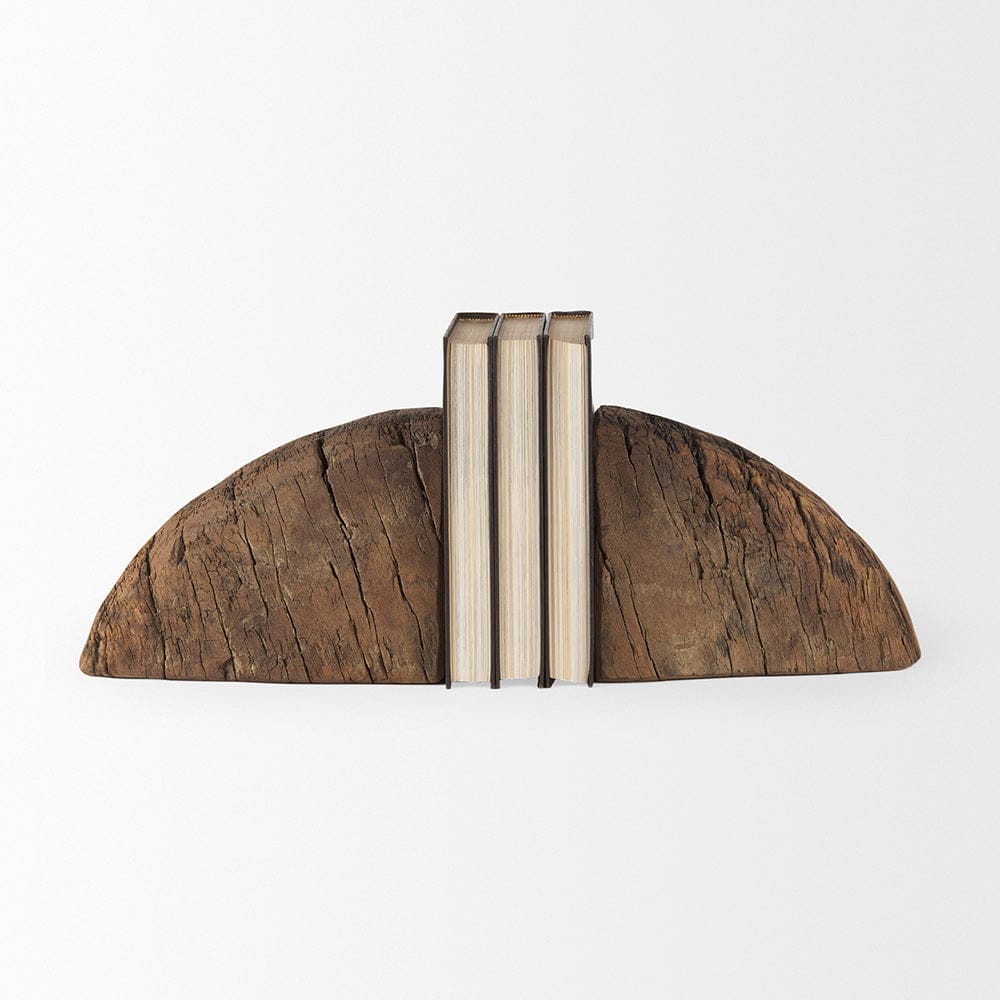 Mercana - Incana Handmade Reclaimed Wooden Bookends - 70171 view 2