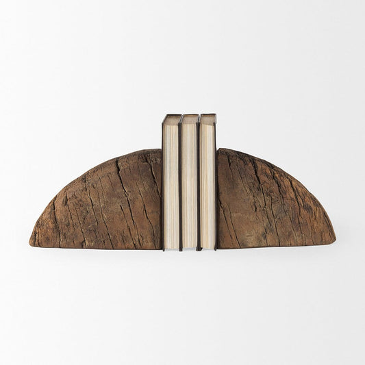 Mercana - Incana Handmade Reclaimed Wooden Bookends - 70171 view 2