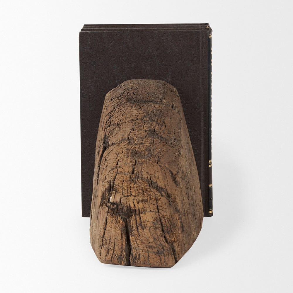 Mercana - Incana Handmade Reclaimed Wooden Bookends - 70171 view 3