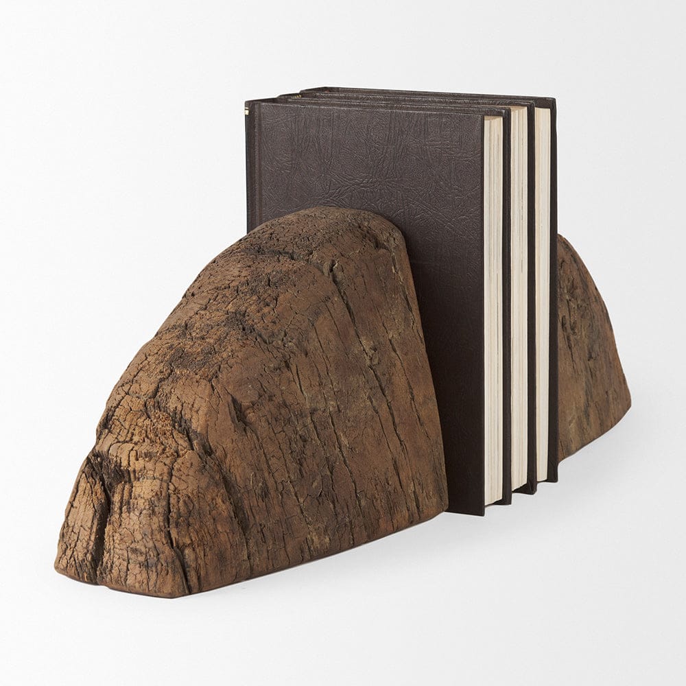Mercana - Incana Handmade Reclaimed Wooden Bookends - 70171 view 4