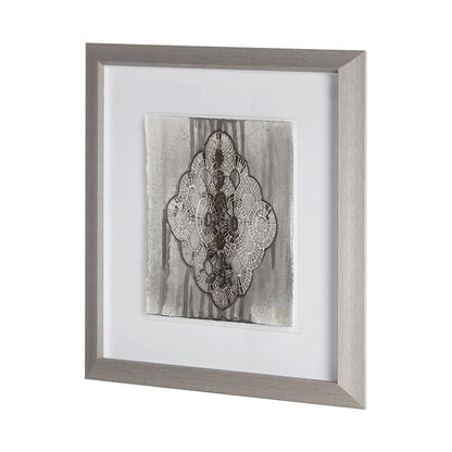 Mercana - India Pattern I by Studio M a handmade Original Framed Artwork under Glass - 11638 view 2