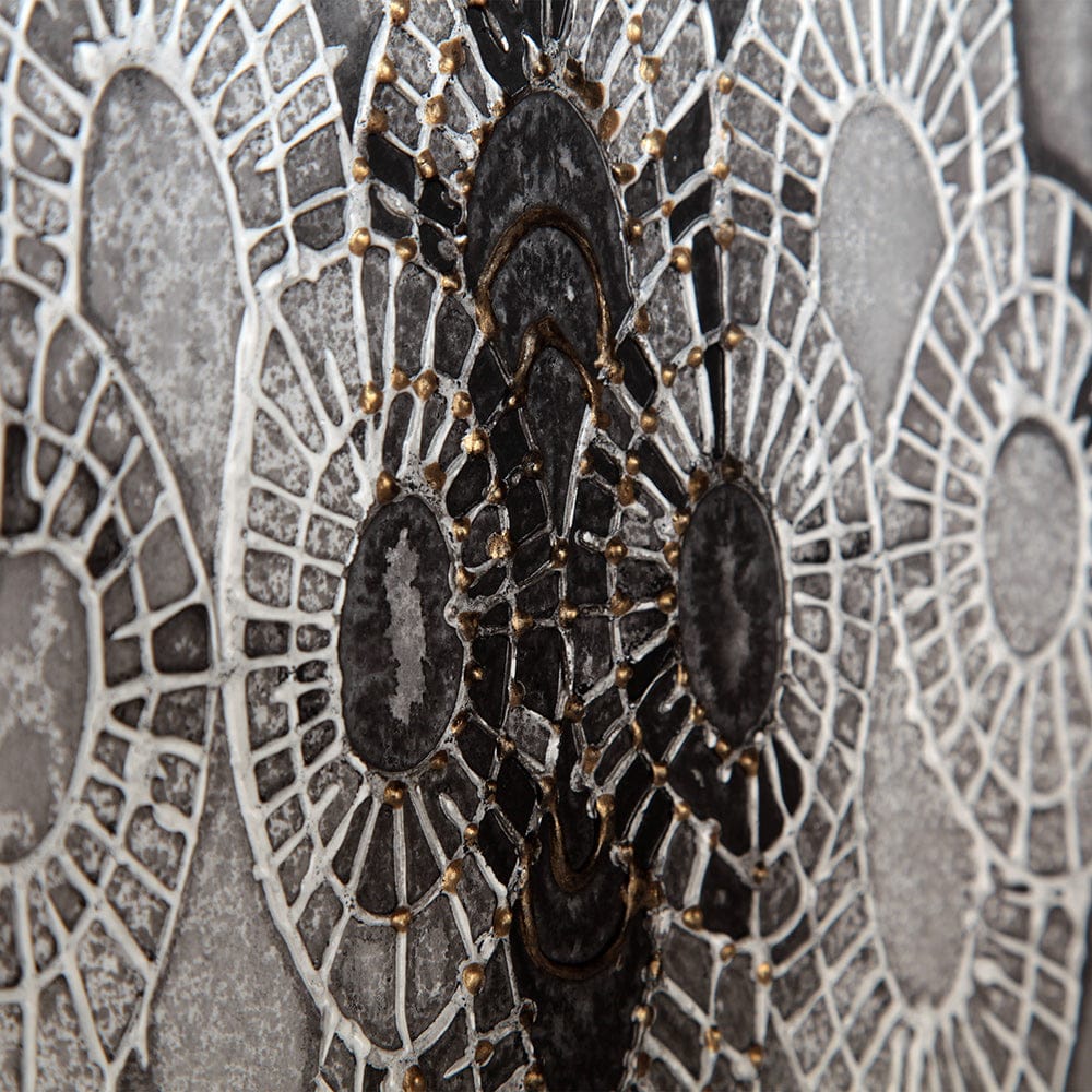 Mercana - India Pattern I by Studio M a handmade Original Framed Artwork under Glass - 11638 view 4