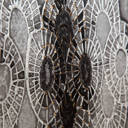 Mercana - India Pattern I by Studio M a handmade Original Framed Artwork under Glass - 11638 view 4