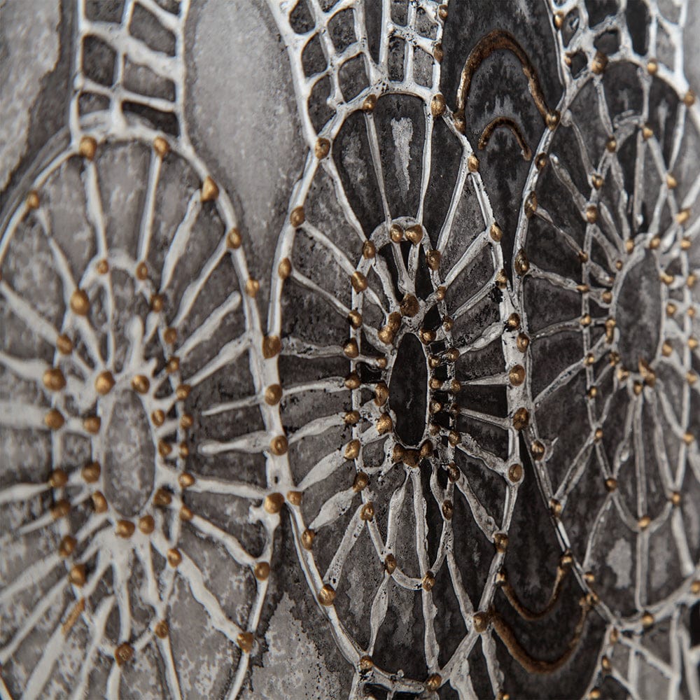 Mercana - India Pattern II by Studio M a handmade Original Framed Artwork under Glass - 11639 view 4