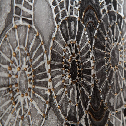 Mercana - India Pattern II by Studio M a handmade Original Framed Artwork under Glass - 11639 view 4