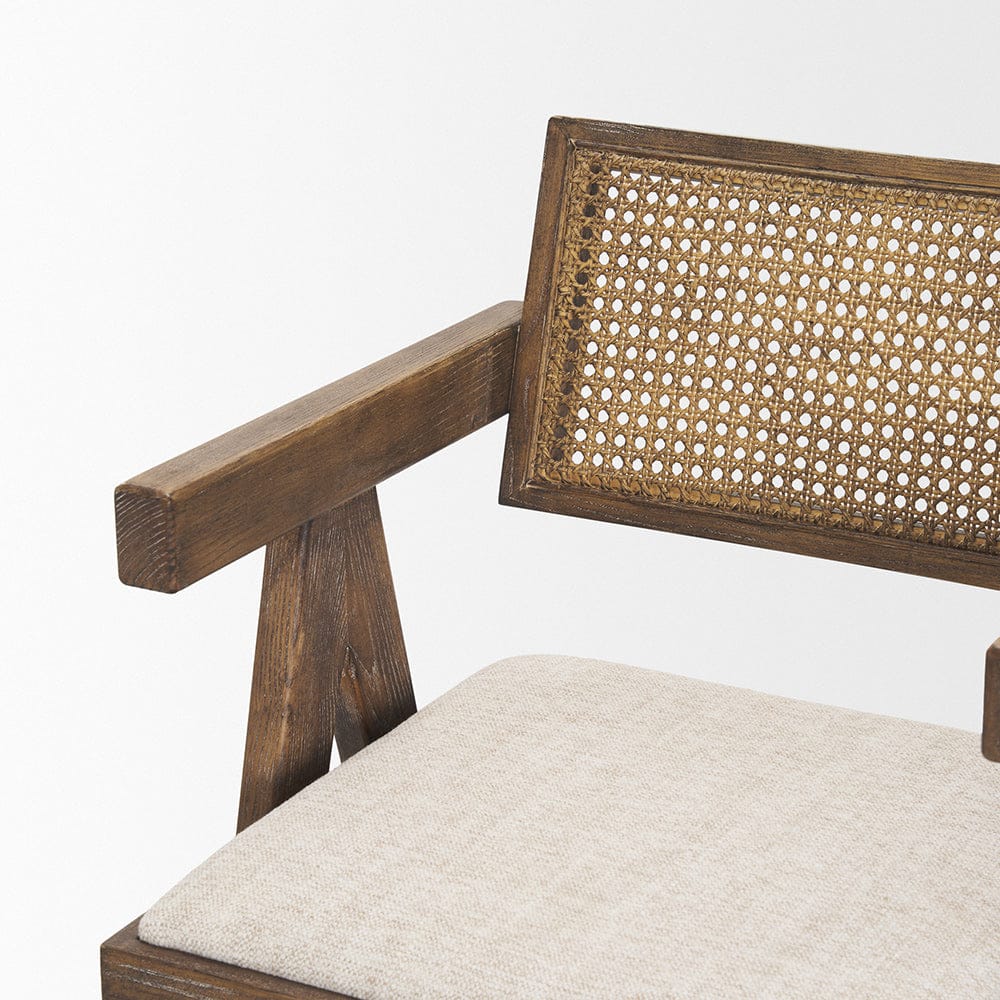 Mercana - Indie Medium Brown w/ Cane Counter Stool - 70587_CLOSEOUT view 7