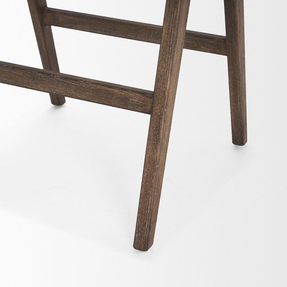 Mercana - Indie Medium Brown Wood w/ Cane Bar Stool - 70586_CLOSEOUT view 9