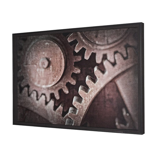 Mercana - Industrial Collect - Cog by Michael Banks a Hand Embellished Textured Framed Art Print - 15313 view 2