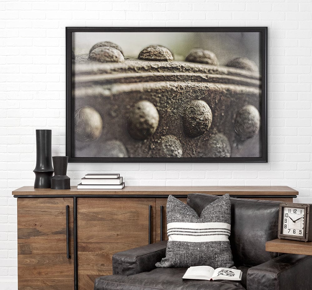 Mercana - Industrial Collect - Join by Michael Banks a Hand Embellished Textured Framed Art Print - 15314 view 8