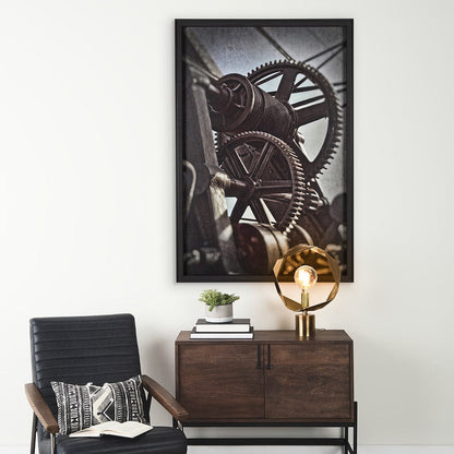 Mercana - Industrial Collect - Motion by Michael Banks a Hand Embellished Textured Framed Art Print - 15315 view 8