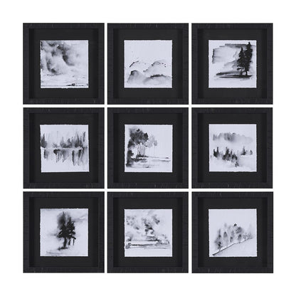Mercana - Ink Drawing I by Mercana Studio a Framed Art Print Matted under Glass - 15144 view 1