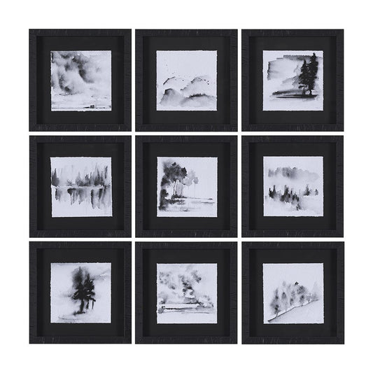 Mercana - Ink Drawing I by Mercana Studio a Framed Art Print Matted under Glass - 15144 view 1