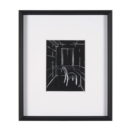 Mercana - Interior Sketch II by Mercana Studio a Hand Embellished Framed Art Print Matted under Glass - 15674 view 1