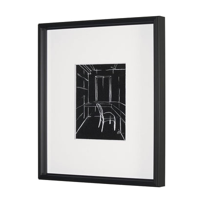 Mercana - Interior Sketch II by Mercana Studio a Hand Embellished Framed Art Print Matted under Glass - 15674 view 2