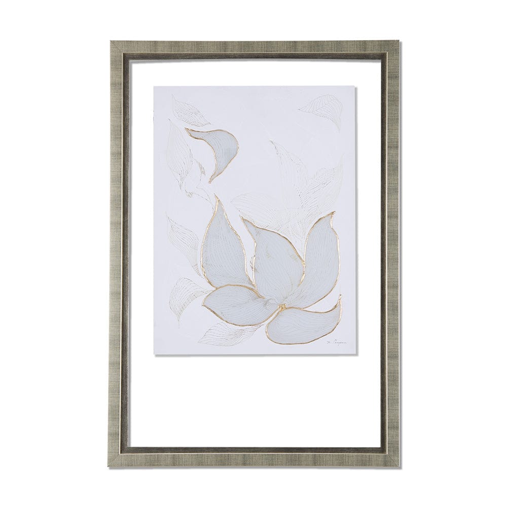Mercana - Interplay I by Mercana Studio a Hand Embellished Textured Framed Art Print Matted under Glass - 14416 view 1