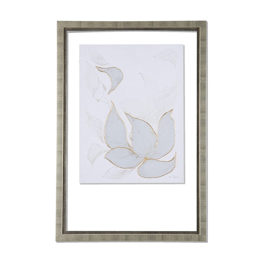 Mercana - Interplay I by Mercana Studio a Hand Embellished Textured Framed Art Print Matted under Glass - 14416 view 1