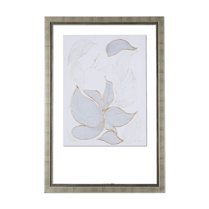 Mercana - Interplay II by Mercana Studio a Hand Embellished Textured Framed Art Print Matted under Glass - 14417 view 1