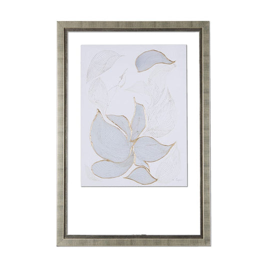Mercana - Interplay II by Mercana Studio a Hand Embellished Textured Framed Art Print Matted under Glass - 14417 view 1