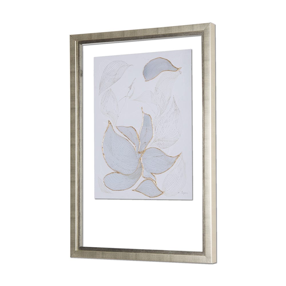 Mercana - Interplay II by Mercana Studio a Hand Embellished Textured Framed Art Print Matted under Glass - 14417 view 2