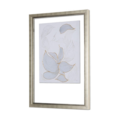 Mercana - Interplay II by Mercana Studio a Hand Embellished Textured Framed Art Print Matted under Glass - 14417 view 2