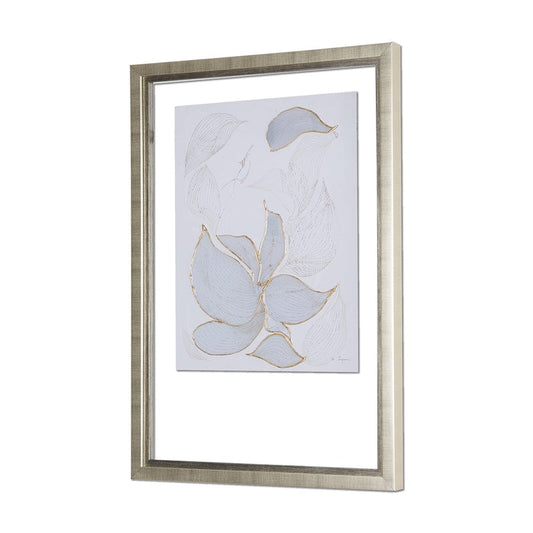 Mercana - Interplay II by Mercana Studio a Hand Embellished Textured Framed Art Print Matted under Glass - 14417 view 2