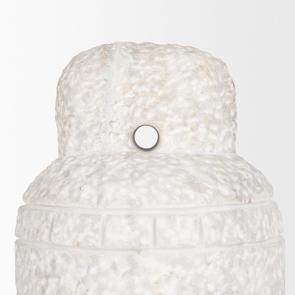 Mercana - Irina Large White Marble Door Stopper - 70506_CLOSEOUT view 6