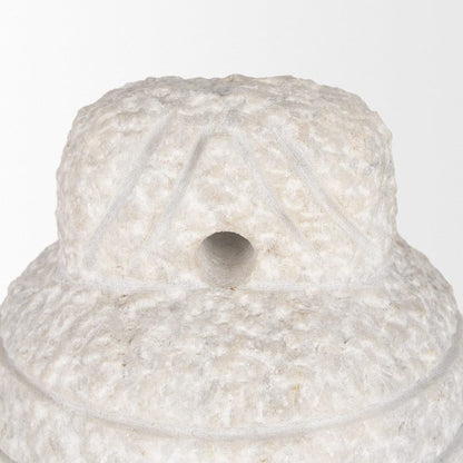 Mercana - Irina Small White Marble Door Stopper - 70505 view 5