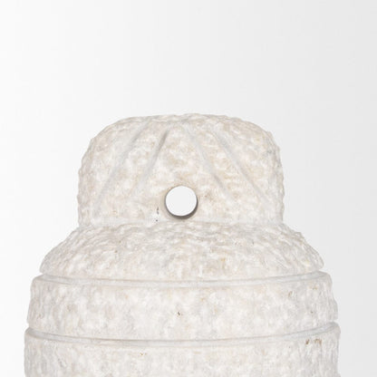 Mercana - Irina Small White Marble Door Stopper - 70505 view 6