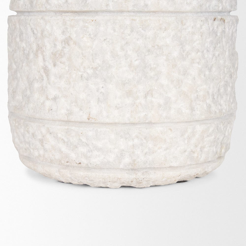 Mercana - Irina Small White Marble Door Stopper - 70505 view 8