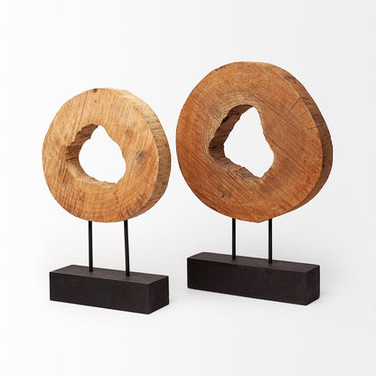 Mercana - Ironwood I Large 15L x 3W Natural Wooden Circular Object - 67282 view 4