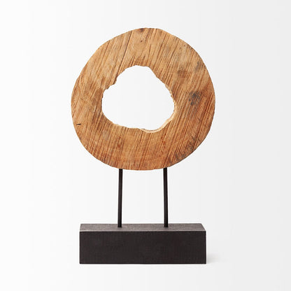 Mercana - Ironwood II Small 13L x 4W Natural Wooden Circular Object - 67283 view 2