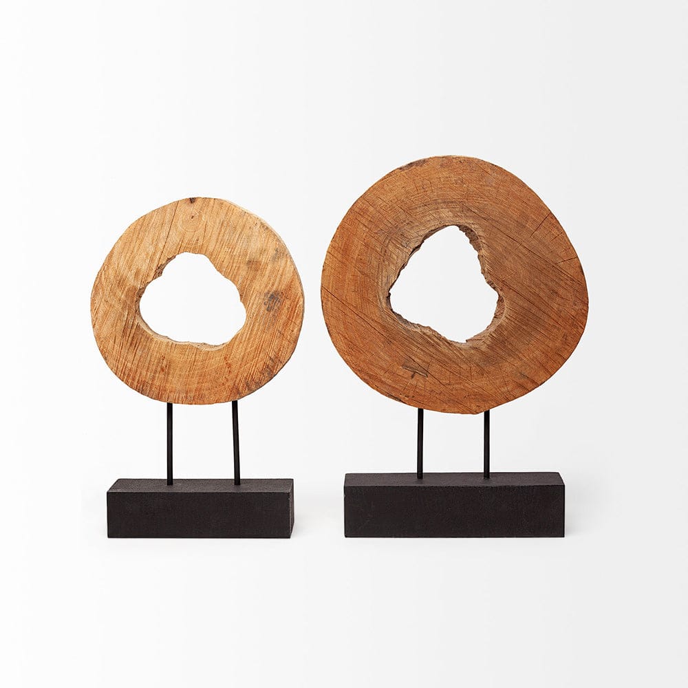 Mercana - Ironwood II Small 13L x 4W Natural Wooden Circular Object - 67283 view 5