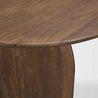 Mercana - Isla Oval Dining Table w/Dark Brown Wood Top & Arched Legs - 70559-AB view 5