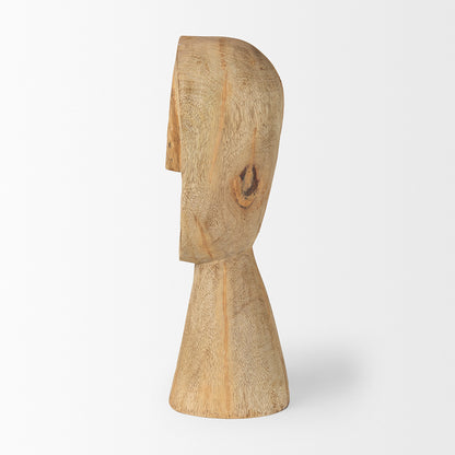Mercana - Ivan Large Wooden Head Sculpture - 70129 view 3