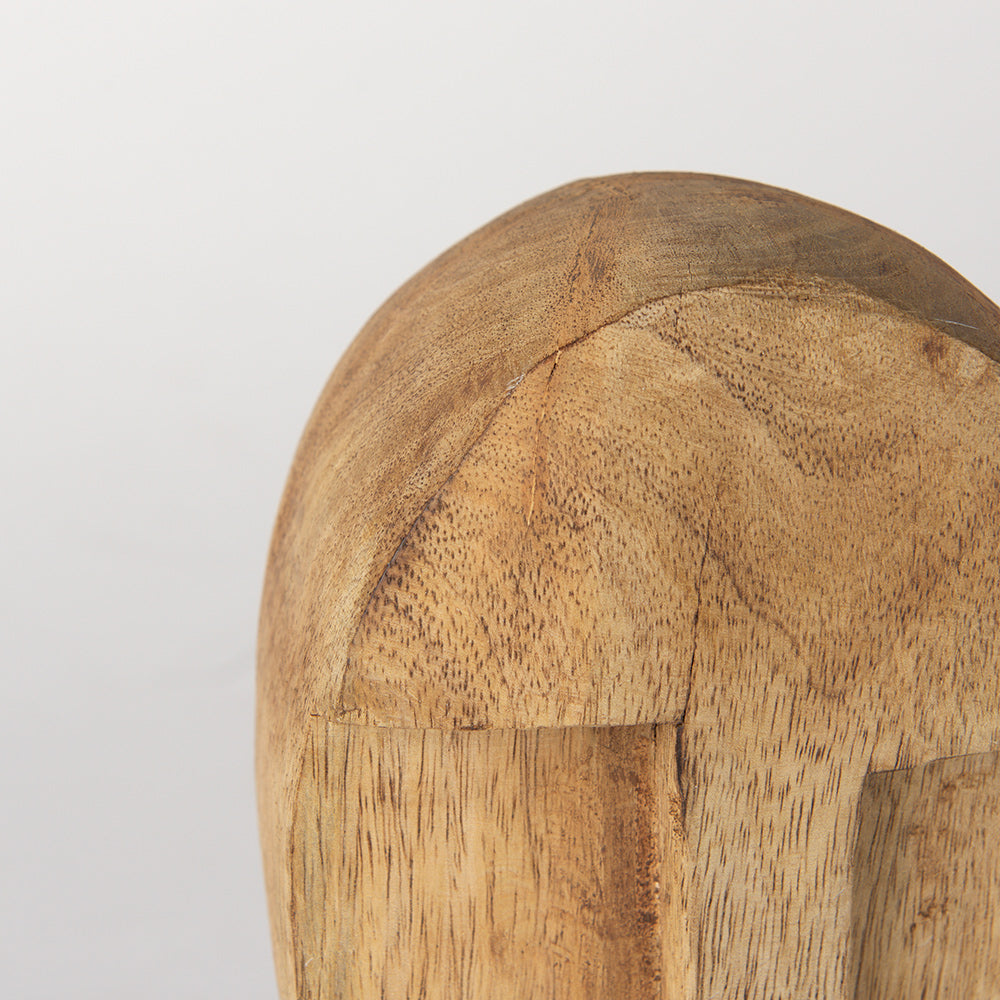 Mercana - Ivan Medium Wooden Head Sculpture - 70128 view 6