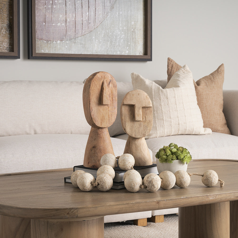 Mercana - Ivan Medium Wooden Head Sculpture - 70128 view 14