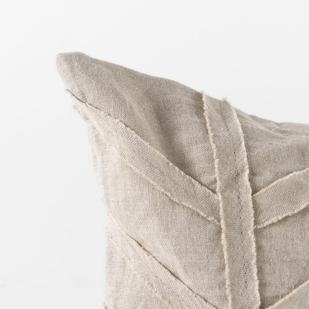 Mercana - Ivivva 14L x 26W Beige Fabric Textured Decorative Pillow Cover - 69428 view 6