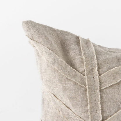 Mercana - Ivivva 14L x 26W Beige Fabric Textured Decorative Pillow Cover - 69428 view 6